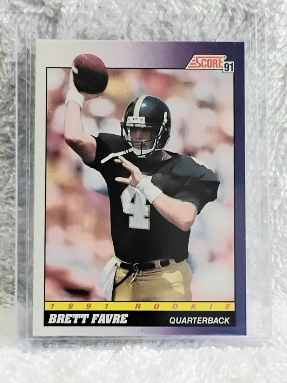 5/$20 Mint 1991 Score Brett Favre 1991 Rookie NFL Card 611!!